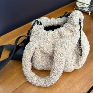 Zara Fleece Cross-Body Bag